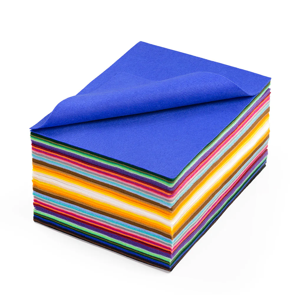 Acrylic Craft Felt Assorted Sheets - 9" Wide x 12" Long - Image 3