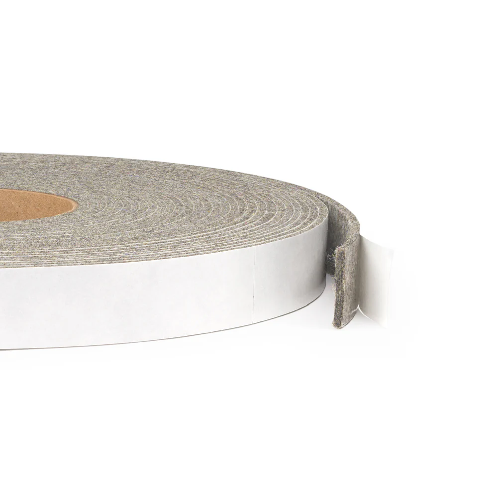 F-3 Industrial Felt Stripping with Adhesive - 50' Long - Image 5