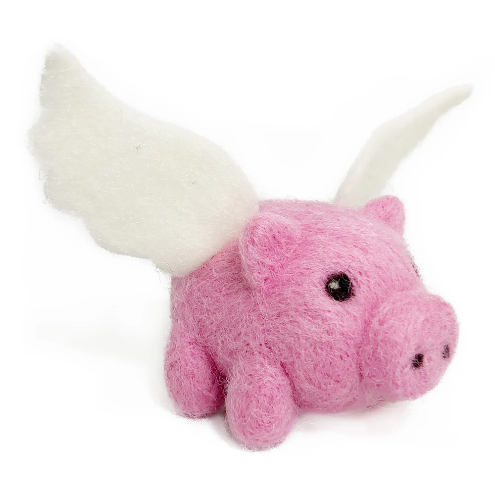 Flying Pig Needle Felting Kit - Image 4