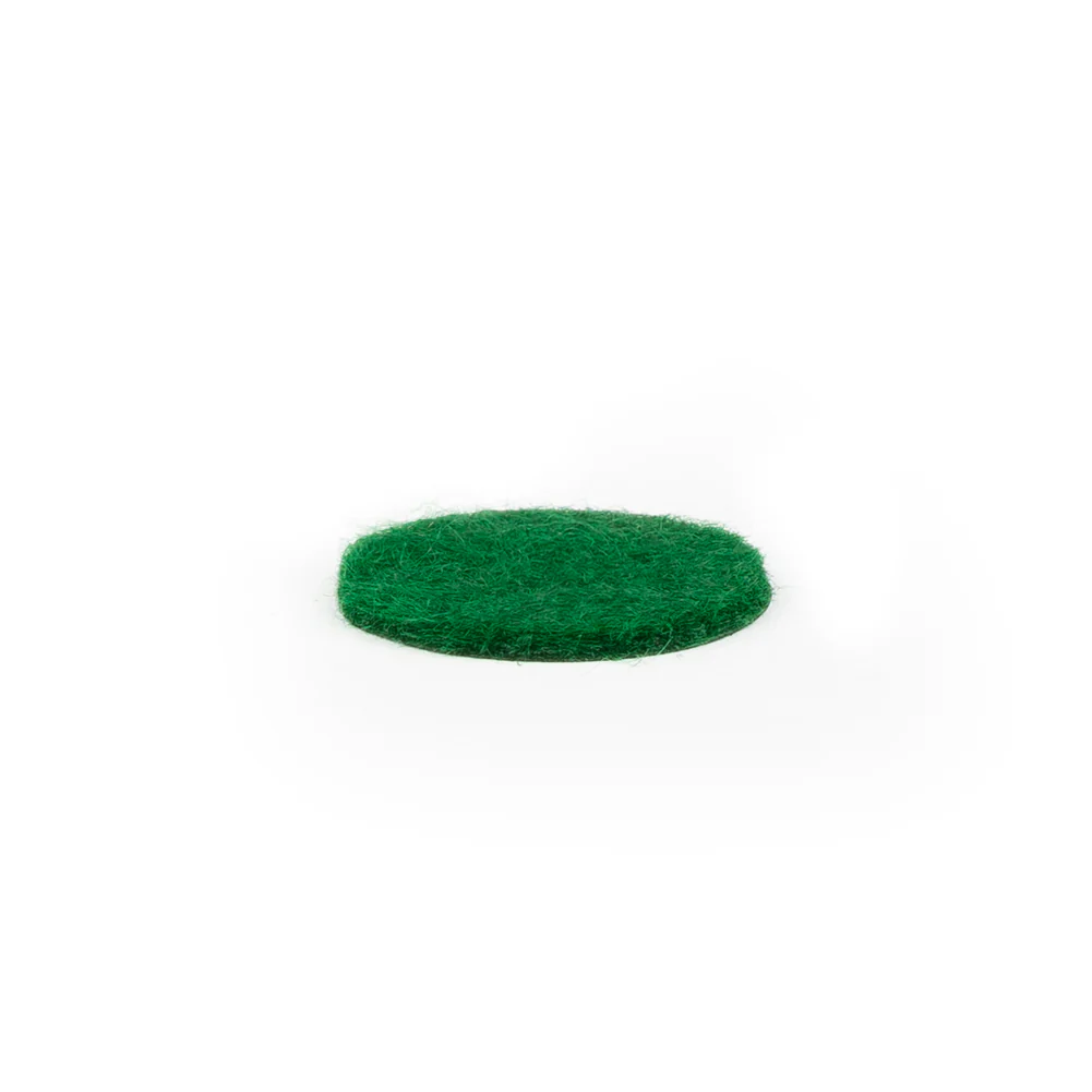 3/8" Diameter Light Duty Felt Pads By Roll - Green - Image 4