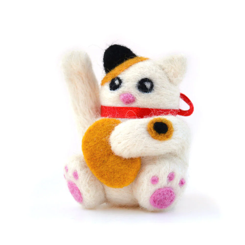 Lucky Cat Needle Felting Kit - Image 3