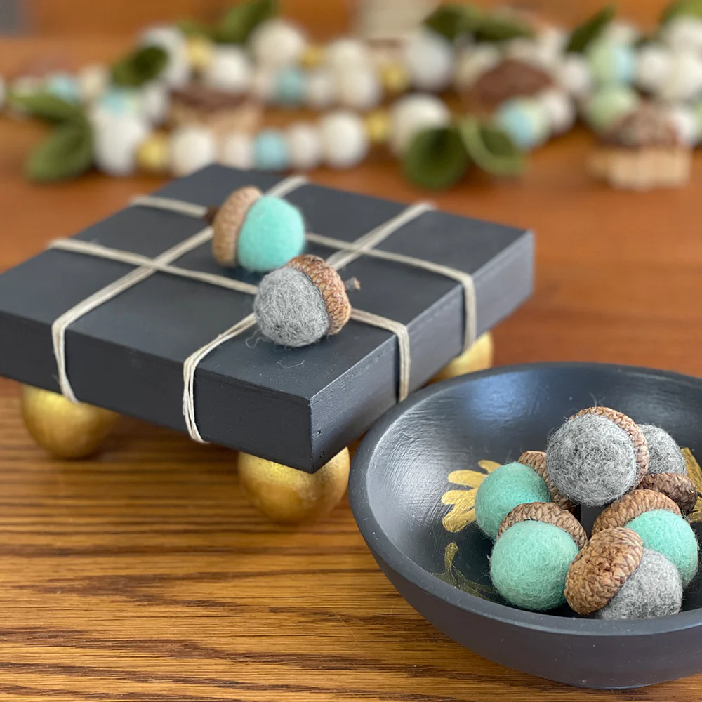 Wool Felt Balls - Assorted Holiday - Image 3